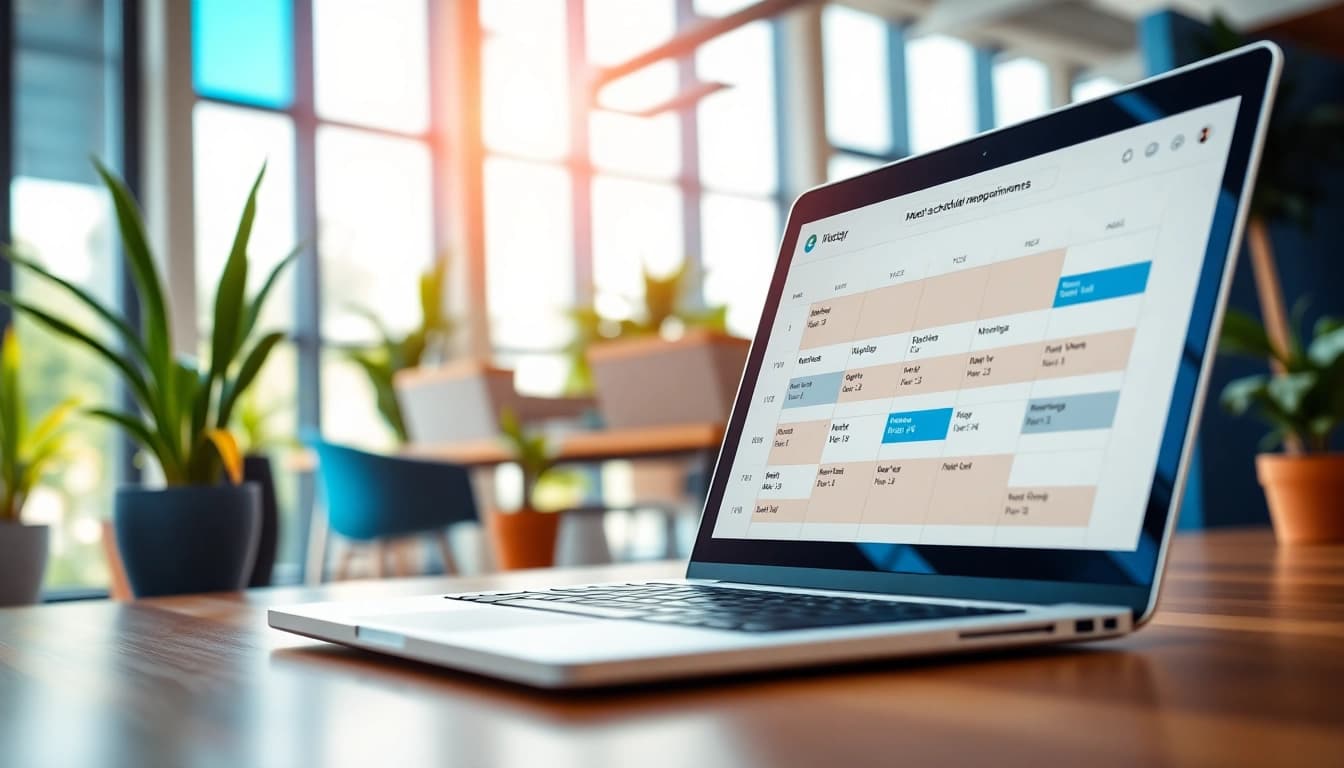 Utilize smarter Calendly alternative for enhanced scheduling efficiency in a professional office setting.