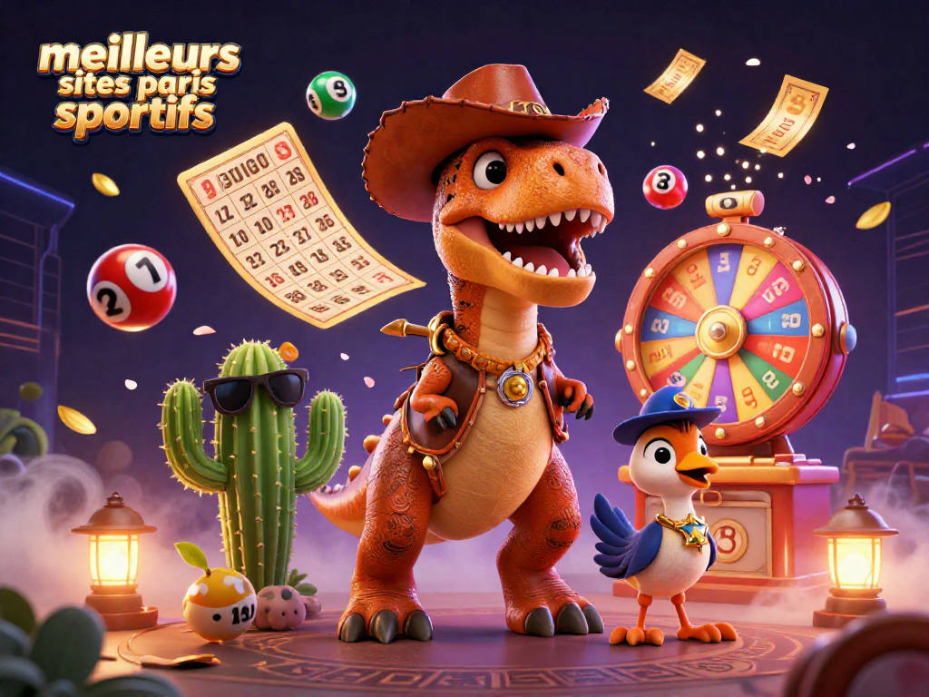 Pariez avec confiance sur les meilleurs sites paris sportifs en 2026 dans ce monde coloré d'illustrations dynamiques.
