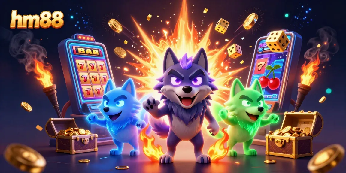 Experience thrilling gaming action at hm88 with jackpot-winning slots and vibrant animations.