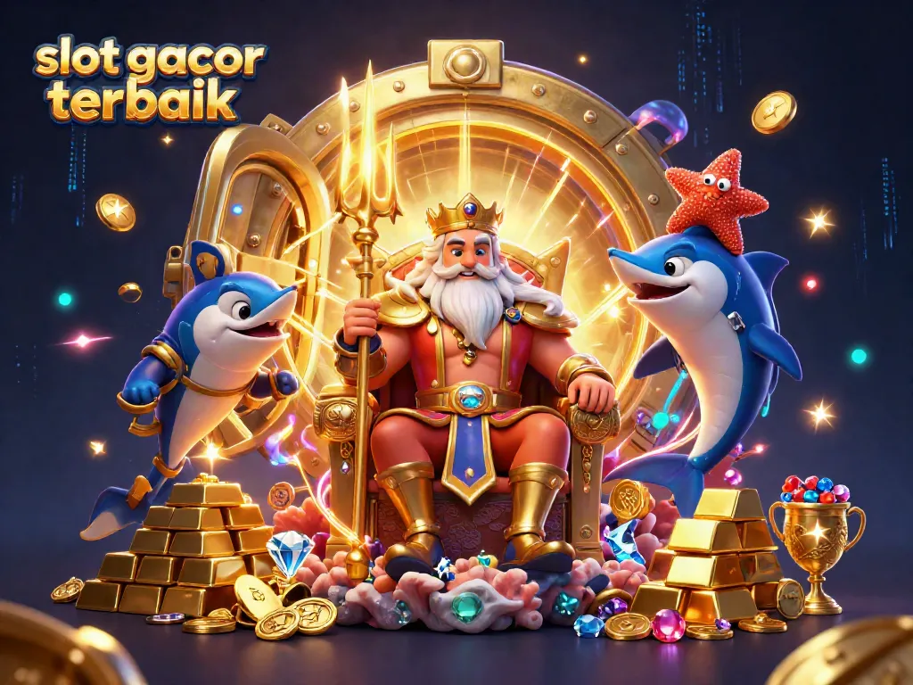 Melihat slot gacor terbaik di antara harta karun yang dijaga oleh raja laut, Neptune.