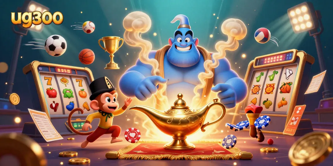 Menggandakan keberuntungan di permainan kasino ug300 dengan genie biru yang memukau.