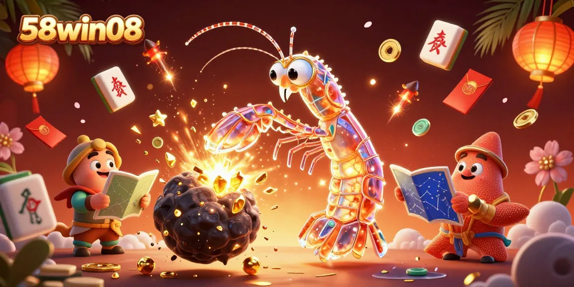 Engage in thrilling casino action with 58win08 in an ultra-detailed galactic scene filled with treasures.