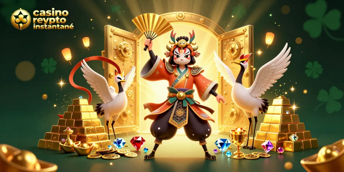 Profitez du casino crypto retrait instantané avec cette illustration dynamique et colorée.