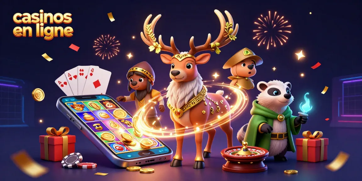 Jouer aux casinos en ligne avec un cerf druidique et un blaireau sage dans un cadre dynamique.