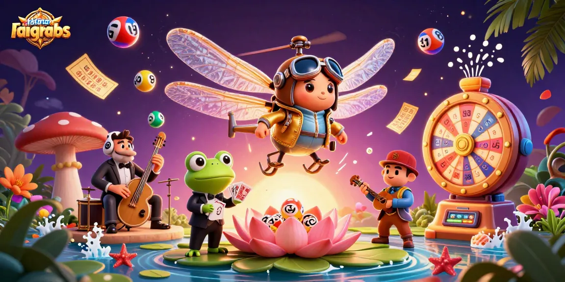 Experience thrilling action with fishprawncrabs in a colorful casino scene featuring lively characters.