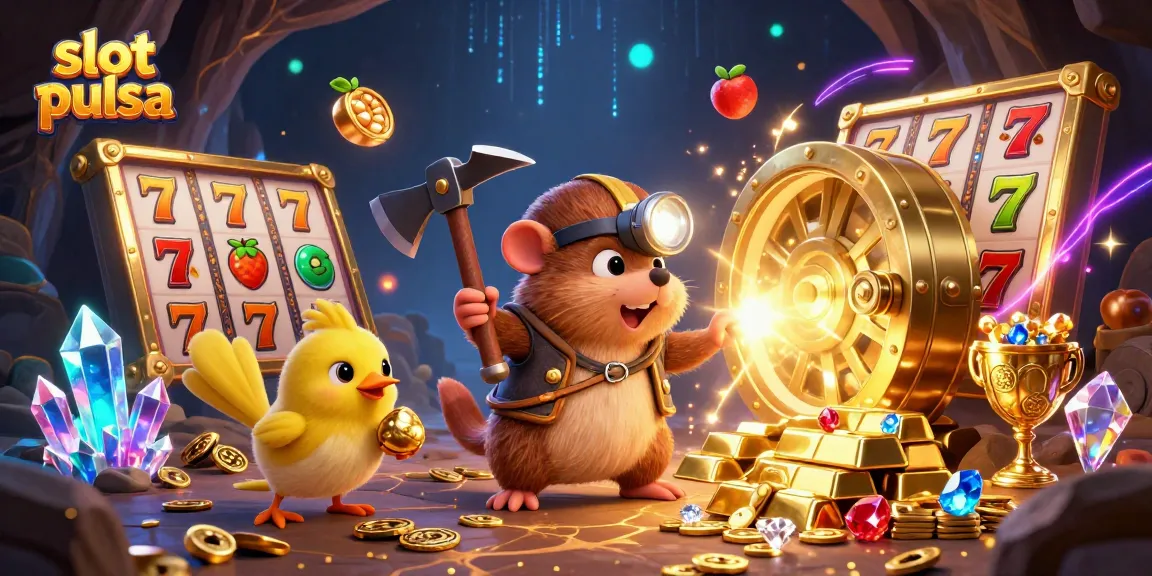 Menangkan jackpot dengan slot pulsa di situs slot gacor terbaik penuh simbol keberuntungan dan harta karun.