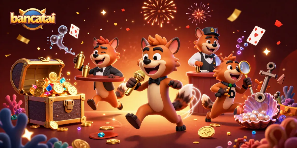 Experience electrifying fun at bancatai casino with animated hyenas and vibrant gaming elements.