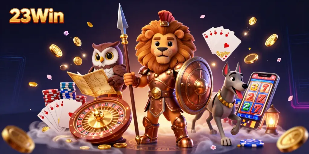 Experience thrilling gameplay at 23Win with dynamic casino action and vibrant gaming elements.