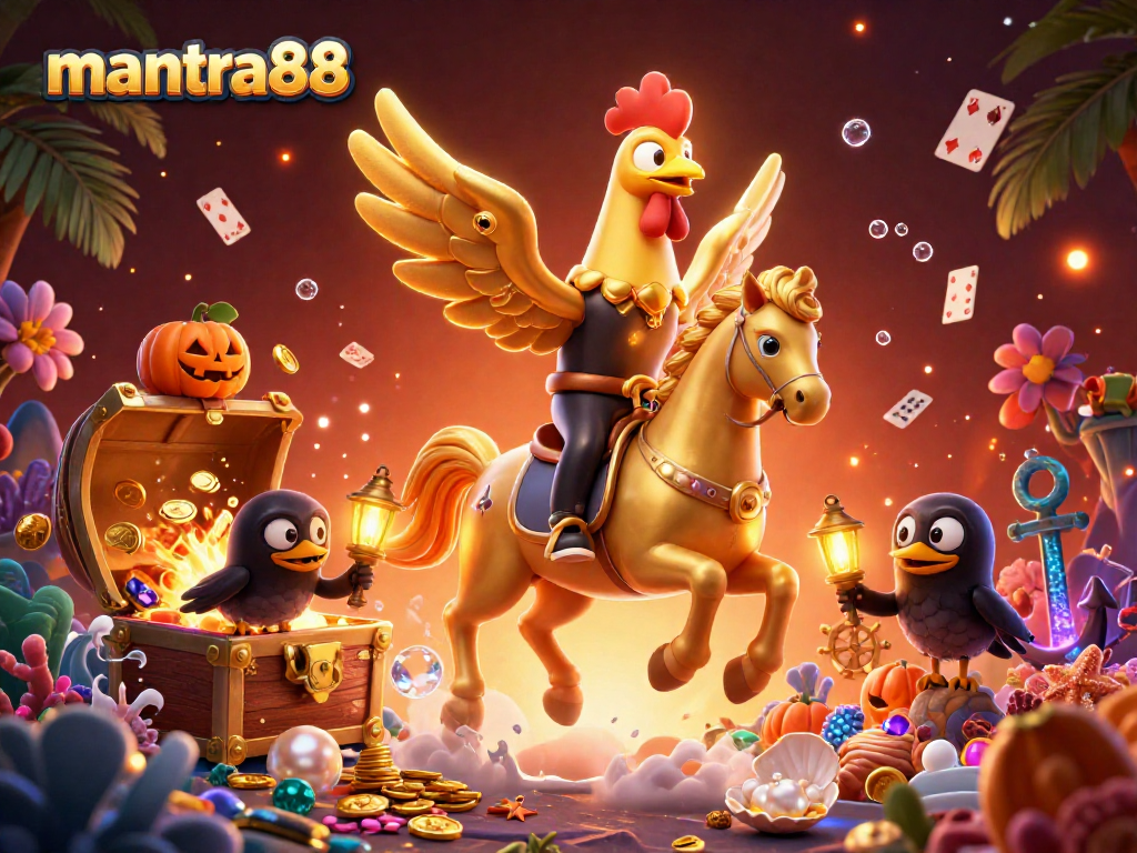 Engage with mantra88's dynamic casino experience featuring vibrant gaming elements and rich illustrations.