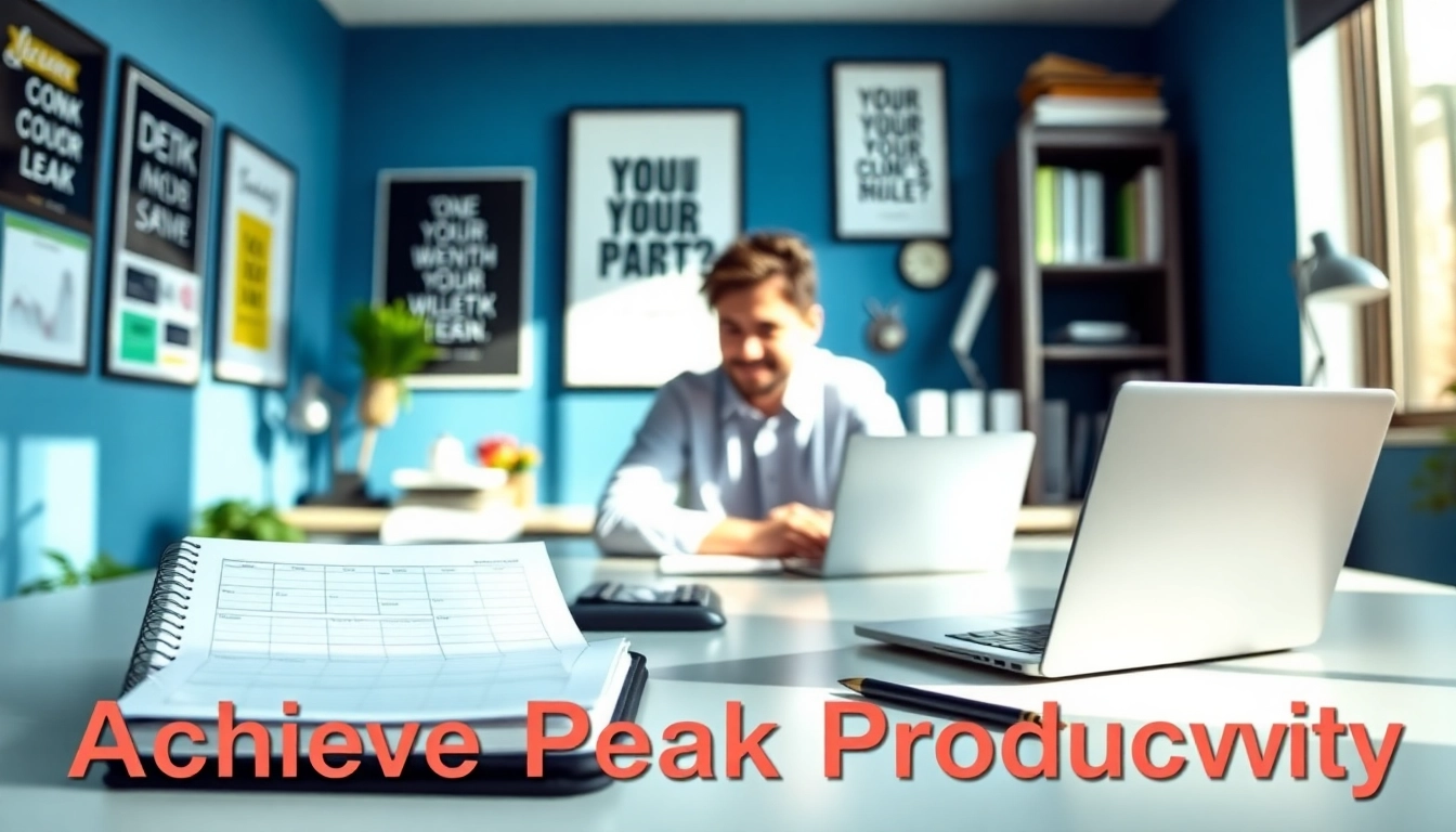 Strategies to Achieve Peak Productivity for Professionals
