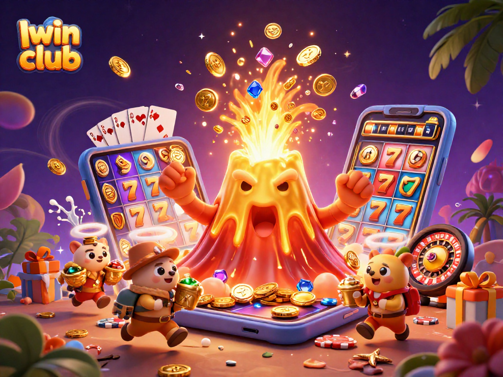 Iwin club captures excitement with a lively casino scene filled with treasures and vibrant game elements