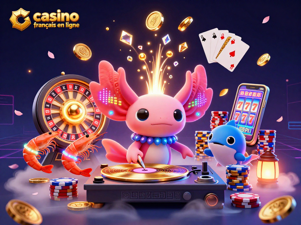 Jouez sur un casino francais en ligne avec des personnages animés et des éléments de jeu captivants.