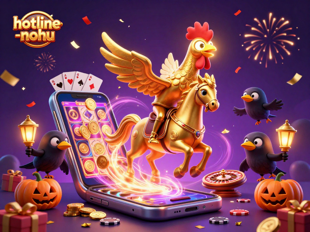 Win big with hotline-nohu in a vibrant casino scene filled with excitement and charm.