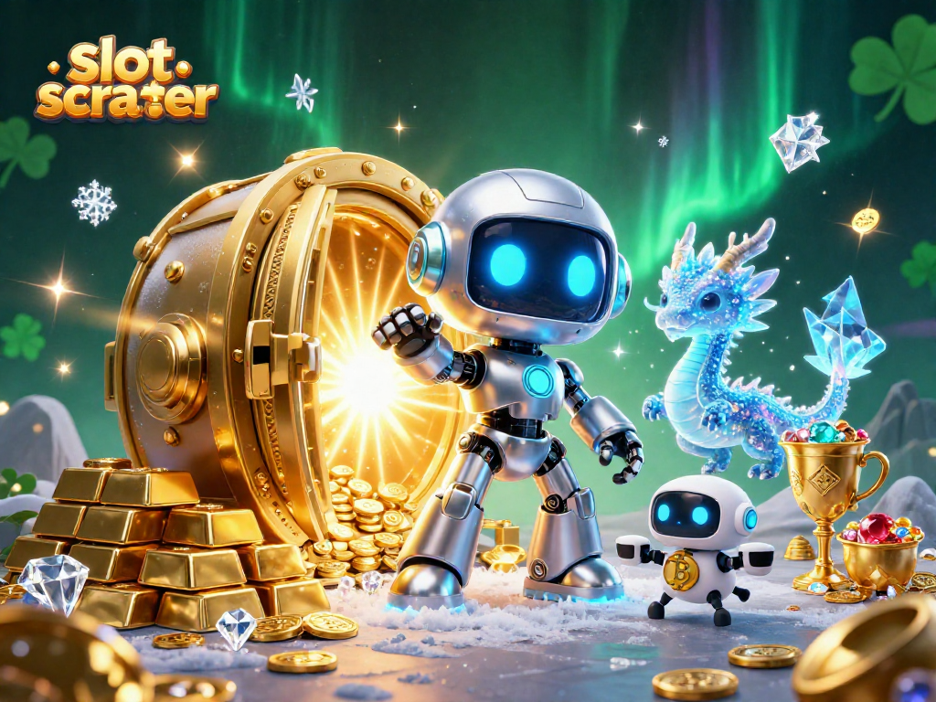 Experience the thrill of slot scatter wins with vibrant 3D characters and dazzling treasure visuals.