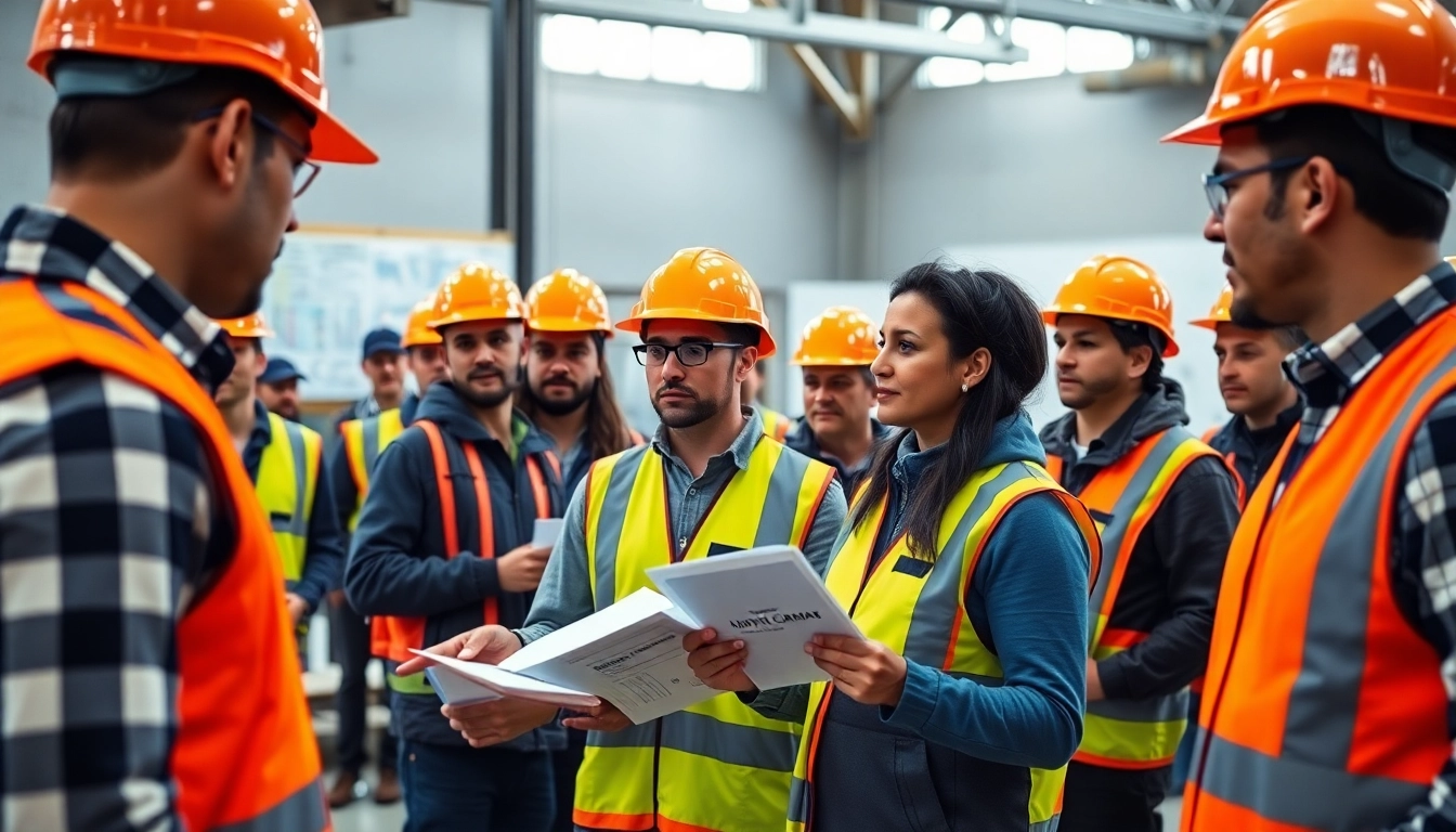 Participants actively engaged in construction safety training in San Antonio.