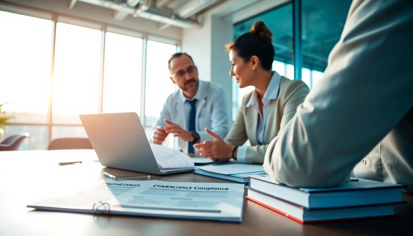 Understanding ITAR/EAR compliance through a professional consultation in a bright office.