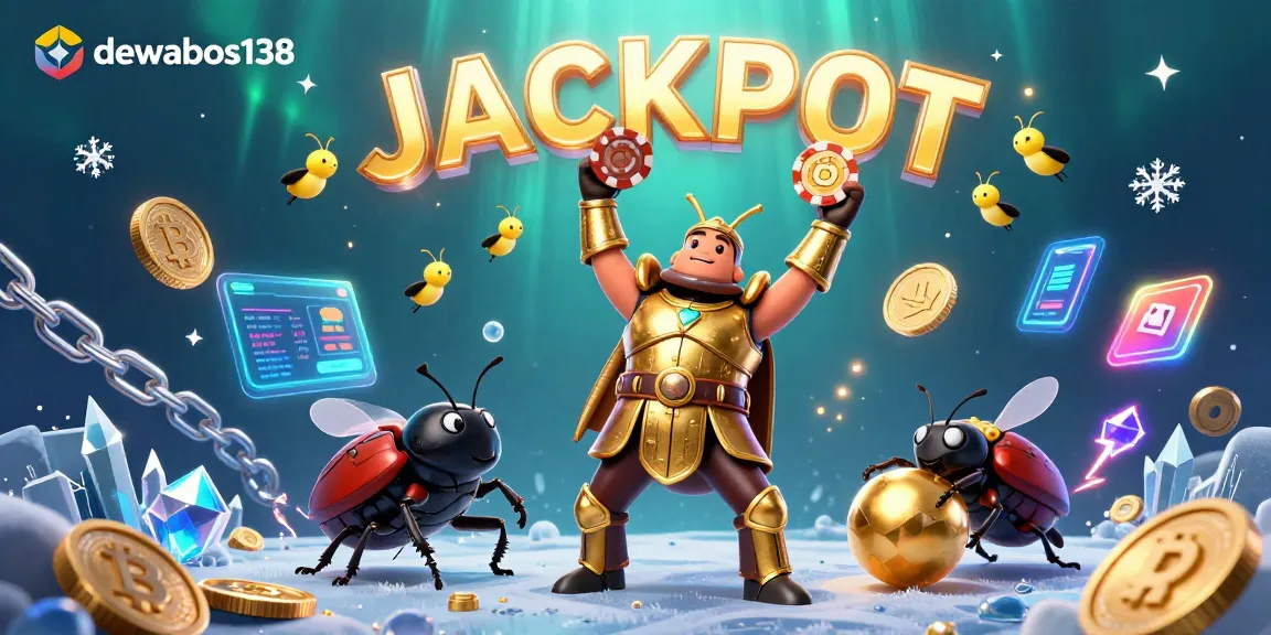 Experience thrilling slots at dewabos138 with exciting jackpot winnings and vibrant casino visuals.
