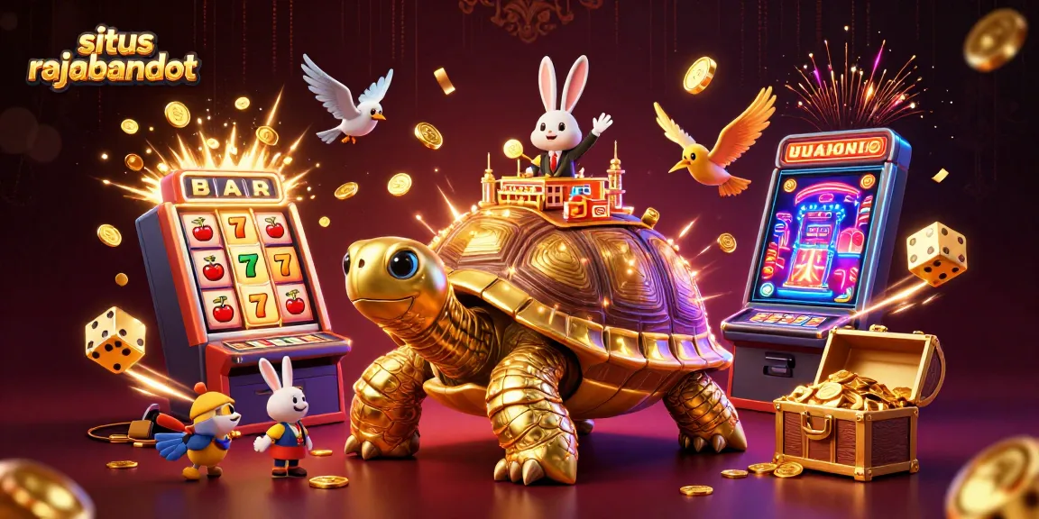 Experience excitement at situs rajabandot with a vibrant casino scene filled with dynamic elements.