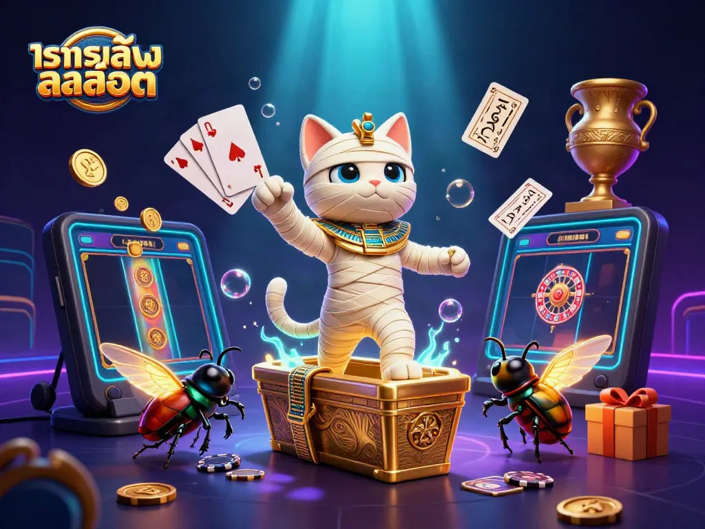 เล่นเกมสล็อตทดลองด้วยกราฟิกที่สวยงาม บนภาพ 3D ที่เต็มไปด้วยรายละเอียด