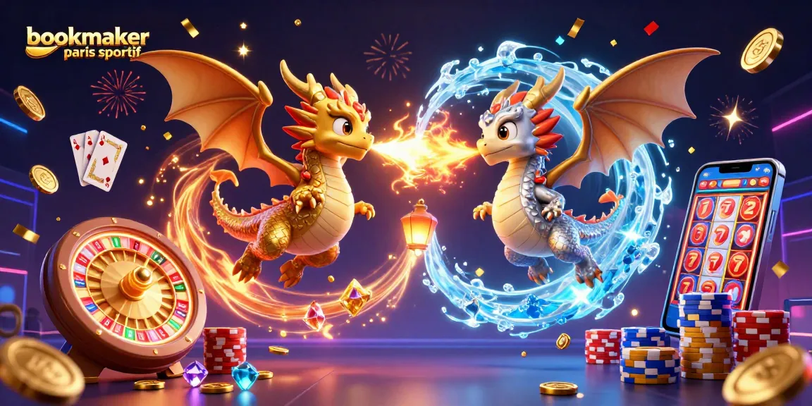 Interagissez avec le bookmaker paris sportif dans un monde de dragons et de trésors scintillants.