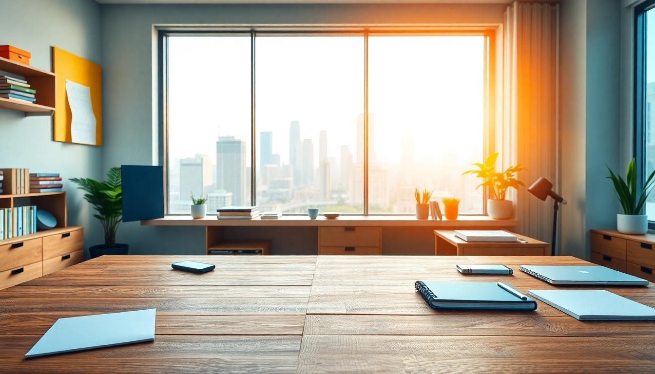 Capturing Your Most Productive Life through a vibrant workspace filled with natural light and organization.