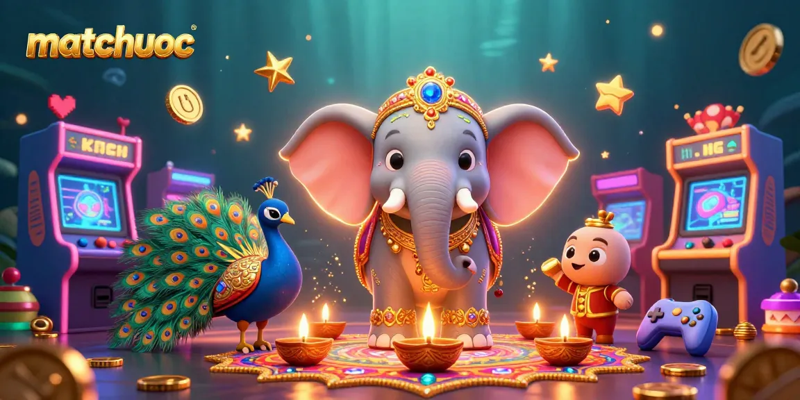 Experience the thrill of matchuoc gaming in a vibrant, dynamic 3D scene filled with excitement.