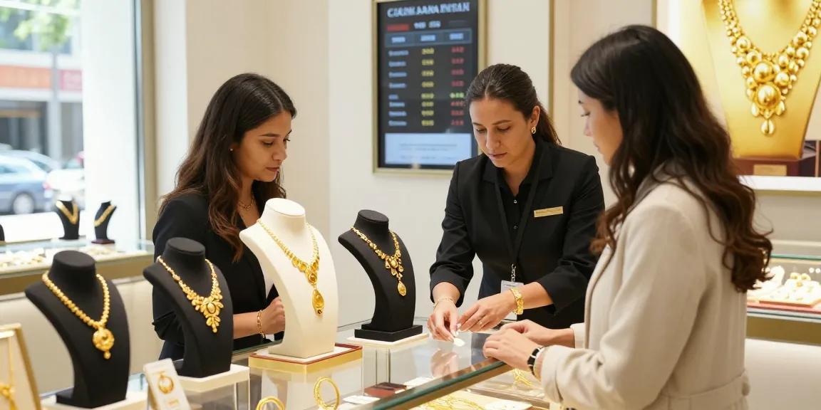 The mantra88 login showcases a customer engaged in gold jewelry selection with real-time price updates in a welcoming store atmosphere.