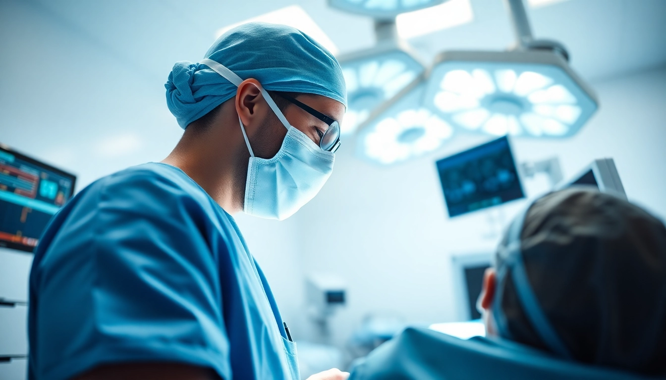 Surgical Treatment Cente featuring a skilled surgeon dedicated to patient care.