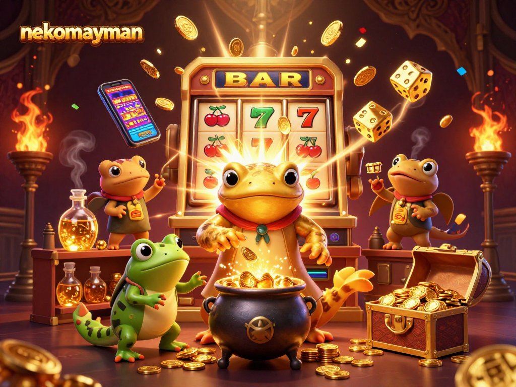 Neko May Mắn combines vibrant slots and golden alchemy for an exhilarating gaming experience.